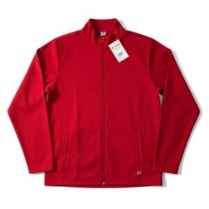 GK Elite Choice of Champions Mens Red Full Zip Track Jacket WUJ02G XL NWT